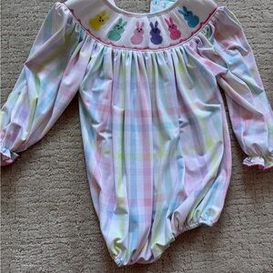 smocked easter peep bubble